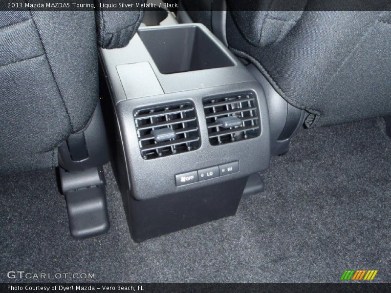 Liquid Silver Metallic / Black 2013 Mazda MAZDA5 Touring