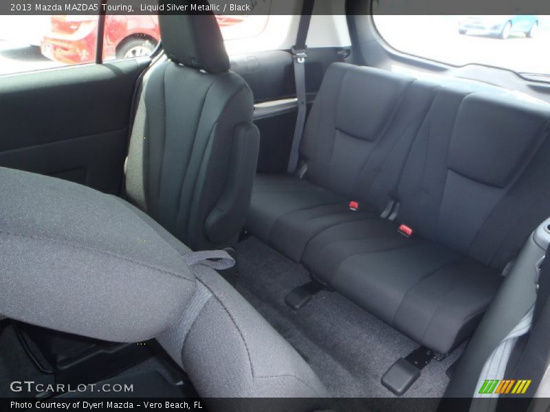 Liquid Silver Metallic / Black 2013 Mazda MAZDA5 Touring