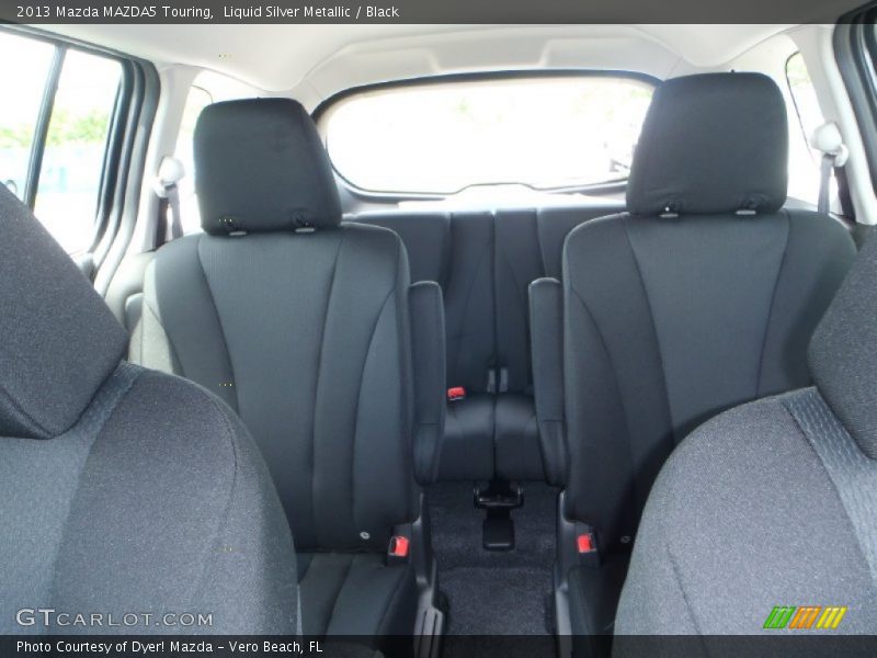 Liquid Silver Metallic / Black 2013 Mazda MAZDA5 Touring