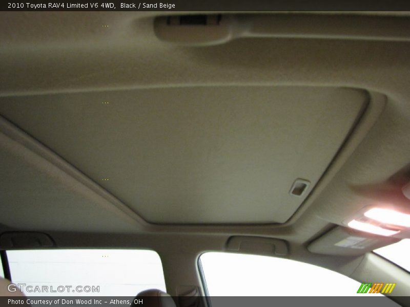 Black / Sand Beige 2010 Toyota RAV4 Limited V6 4WD