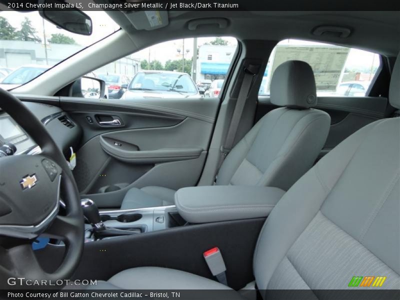 Champagne Silver Metallic / Jet Black/Dark Titanium 2014 Chevrolet Impala LS