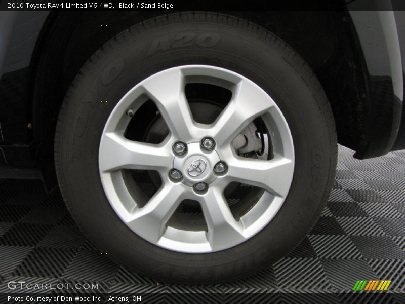 Black / Sand Beige 2010 Toyota RAV4 Limited V6 4WD