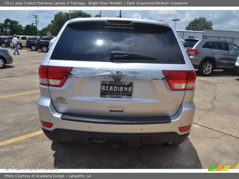 Bright Silver Metallic / Dark Graystone/Medium Graystone 2011 Jeep Grand Cherokee Laredo X Package