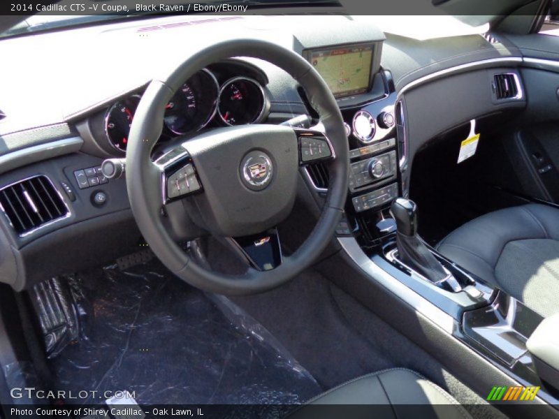 Ebony/Ebony Interior - 2014 CTS -V Coupe 