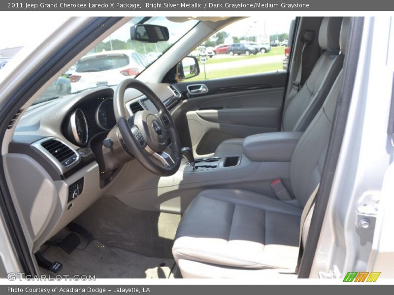 Bright Silver Metallic / Dark Graystone/Medium Graystone 2011 Jeep Grand Cherokee Laredo X Package