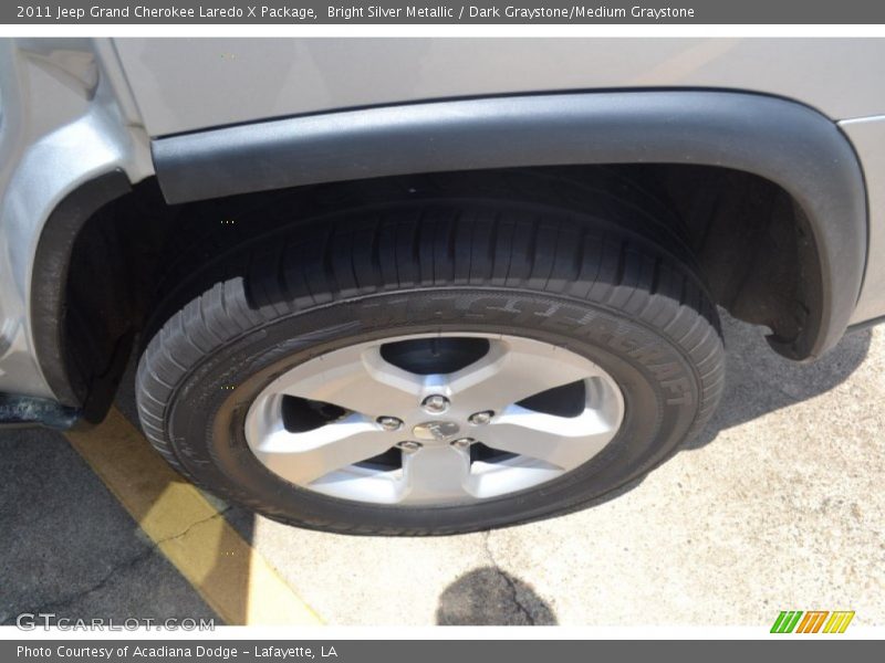 Bright Silver Metallic / Dark Graystone/Medium Graystone 2011 Jeep Grand Cherokee Laredo X Package