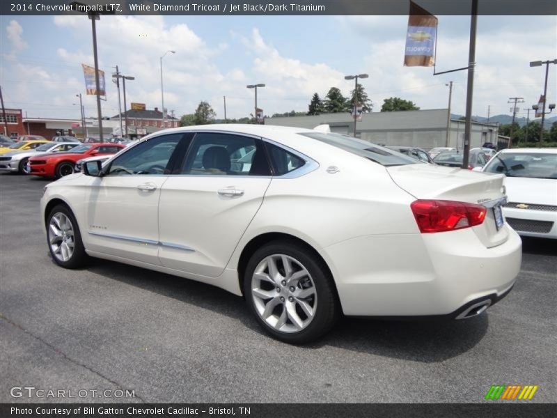 White Diamond Tricoat / Jet Black/Dark Titanium 2014 Chevrolet Impala LTZ