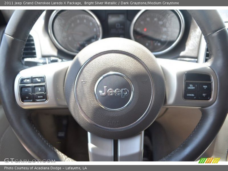 Bright Silver Metallic / Dark Graystone/Medium Graystone 2011 Jeep Grand Cherokee Laredo X Package