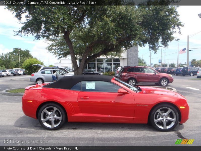 Victory Red / Black 2013 Chevrolet Camaro LT/RS Convertible