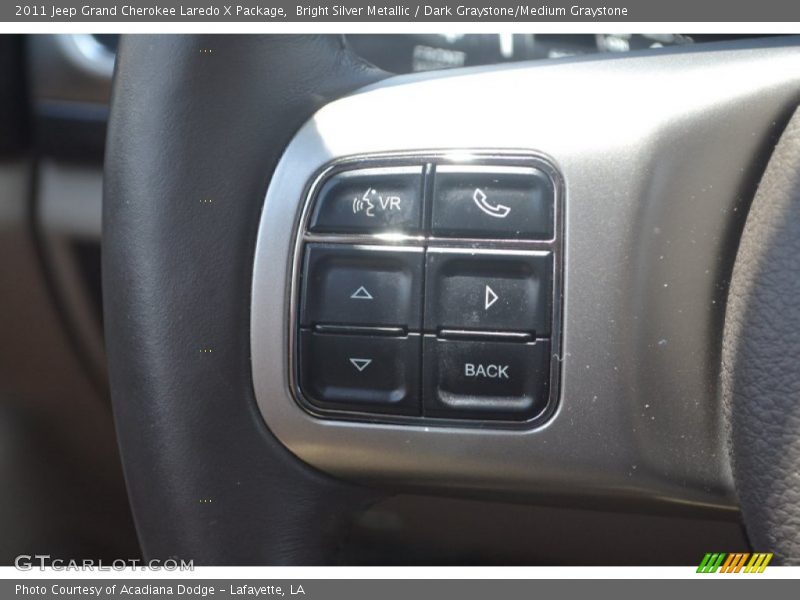Bright Silver Metallic / Dark Graystone/Medium Graystone 2011 Jeep Grand Cherokee Laredo X Package