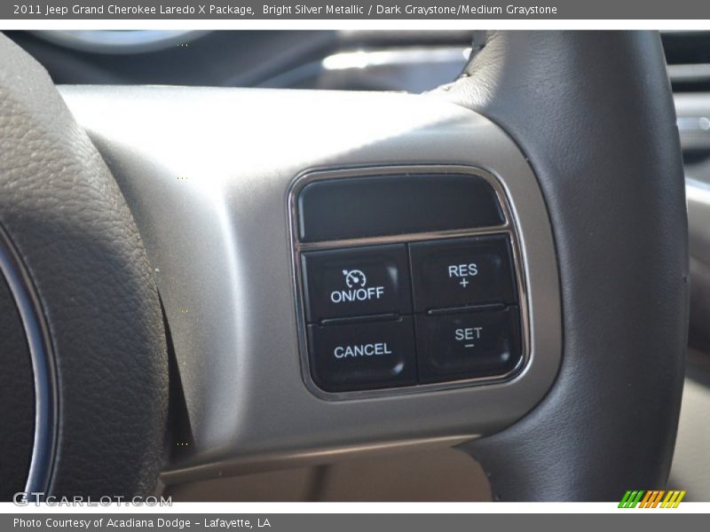 Bright Silver Metallic / Dark Graystone/Medium Graystone 2011 Jeep Grand Cherokee Laredo X Package