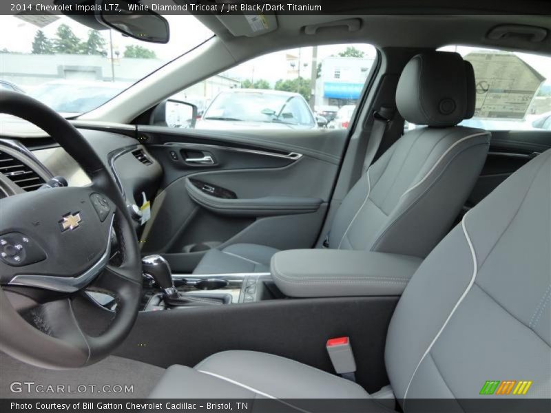 White Diamond Tricoat / Jet Black/Dark Titanium 2014 Chevrolet Impala LTZ