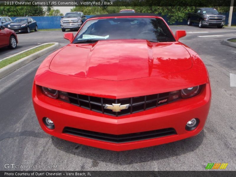 Victory Red / Black 2013 Chevrolet Camaro LT/RS Convertible