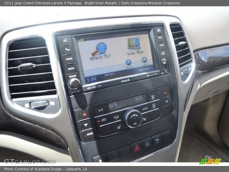 Bright Silver Metallic / Dark Graystone/Medium Graystone 2011 Jeep Grand Cherokee Laredo X Package