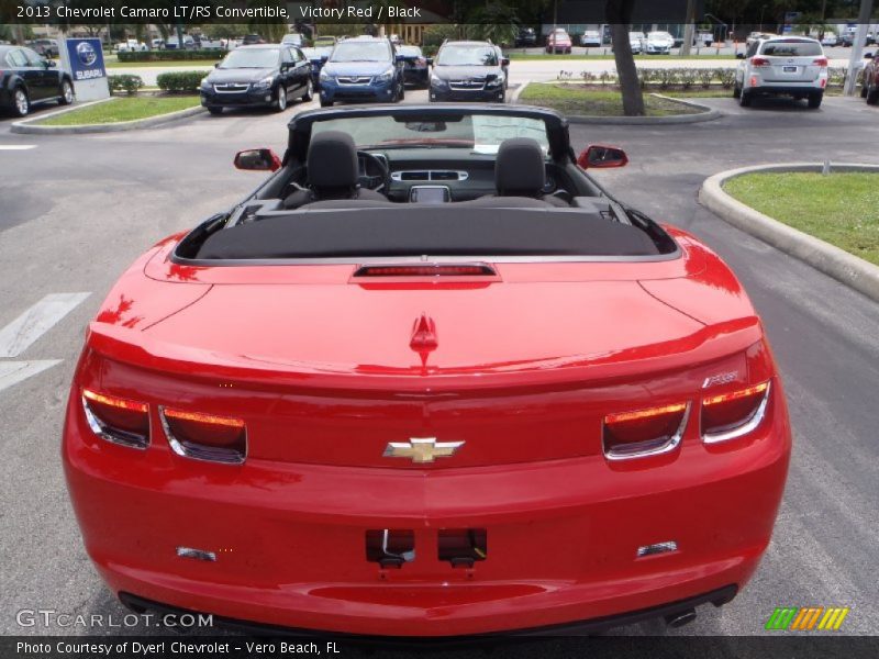 Victory Red / Black 2013 Chevrolet Camaro LT/RS Convertible