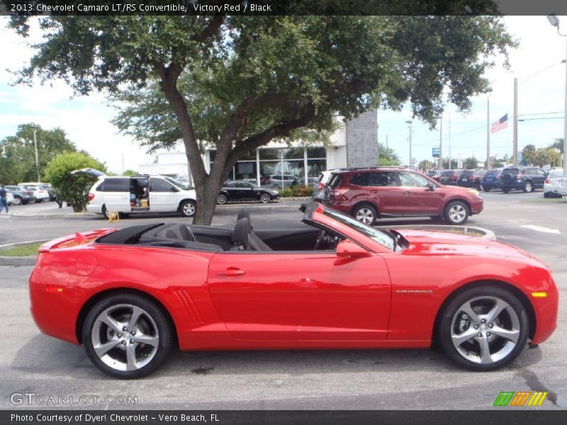 Victory Red / Black 2013 Chevrolet Camaro LT/RS Convertible