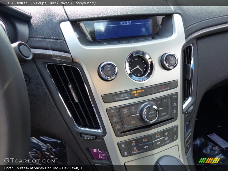 Controls of 2014 CTS Coupe