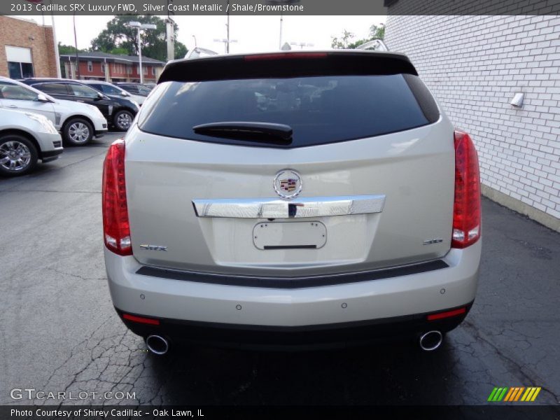 Silver Coast Metallic / Shale/Brownstone 2013 Cadillac SRX Luxury FWD