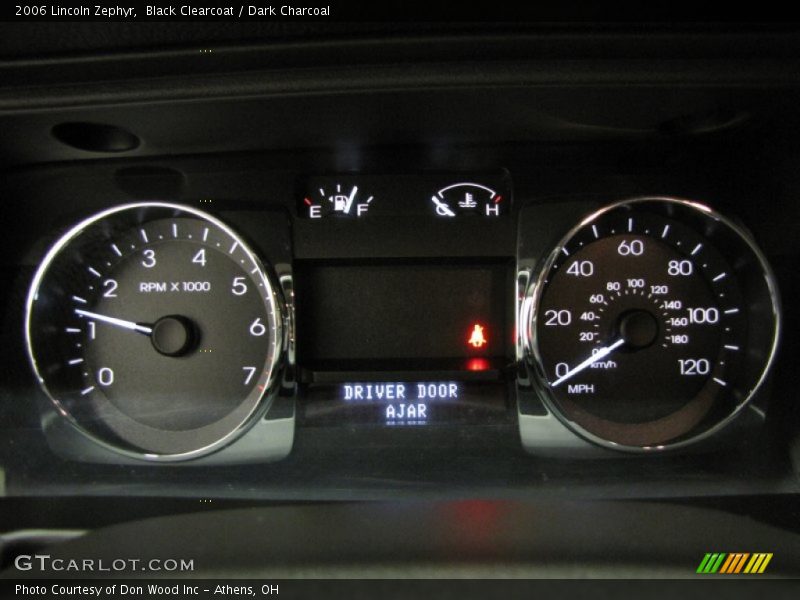 Black Clearcoat / Dark Charcoal 2006 Lincoln Zephyr