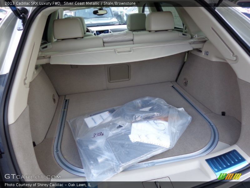 Silver Coast Metallic / Shale/Brownstone 2013 Cadillac SRX Luxury FWD