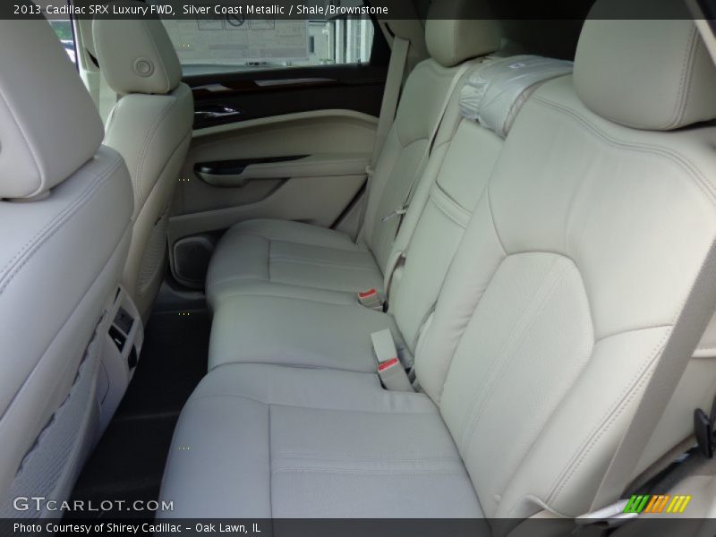 Silver Coast Metallic / Shale/Brownstone 2013 Cadillac SRX Luxury FWD