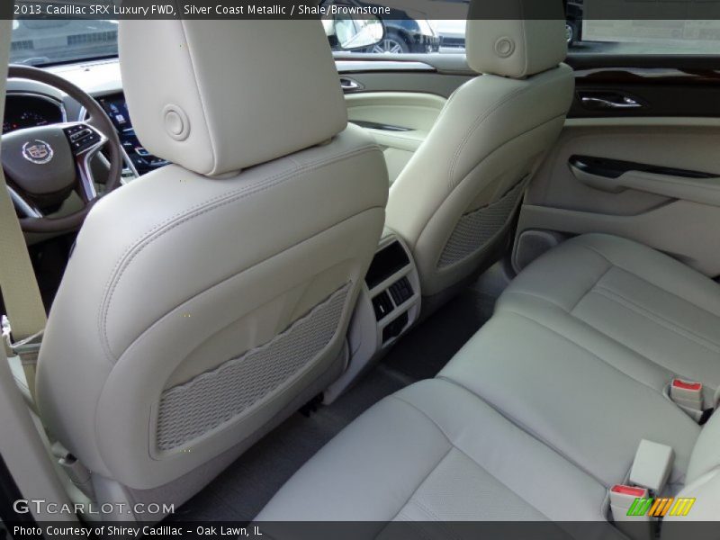Silver Coast Metallic / Shale/Brownstone 2013 Cadillac SRX Luxury FWD