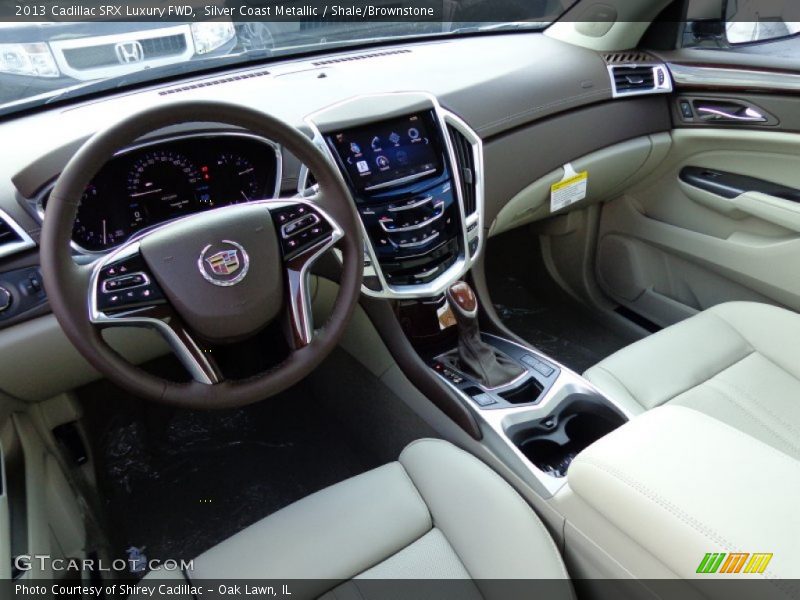 Silver Coast Metallic / Shale/Brownstone 2013 Cadillac SRX Luxury FWD