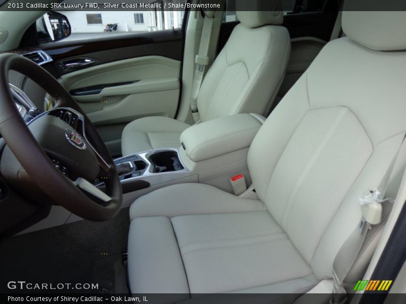 Silver Coast Metallic / Shale/Brownstone 2013 Cadillac SRX Luxury FWD