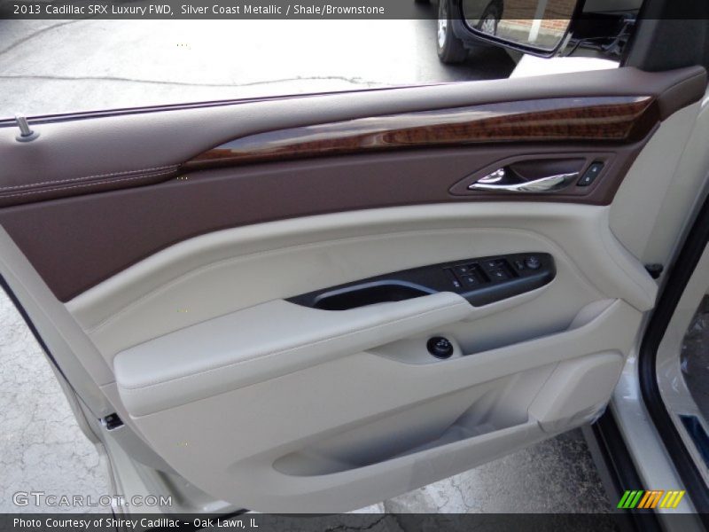 Silver Coast Metallic / Shale/Brownstone 2013 Cadillac SRX Luxury FWD