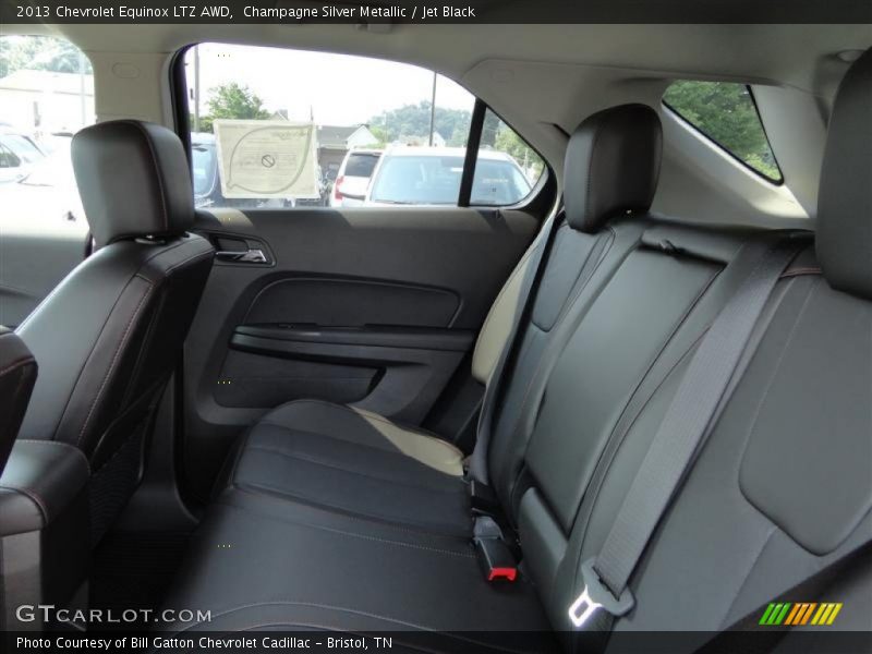 Champagne Silver Metallic / Jet Black 2013 Chevrolet Equinox LTZ AWD