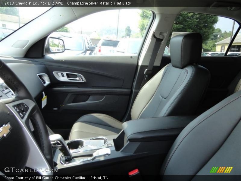 Champagne Silver Metallic / Jet Black 2013 Chevrolet Equinox LTZ AWD