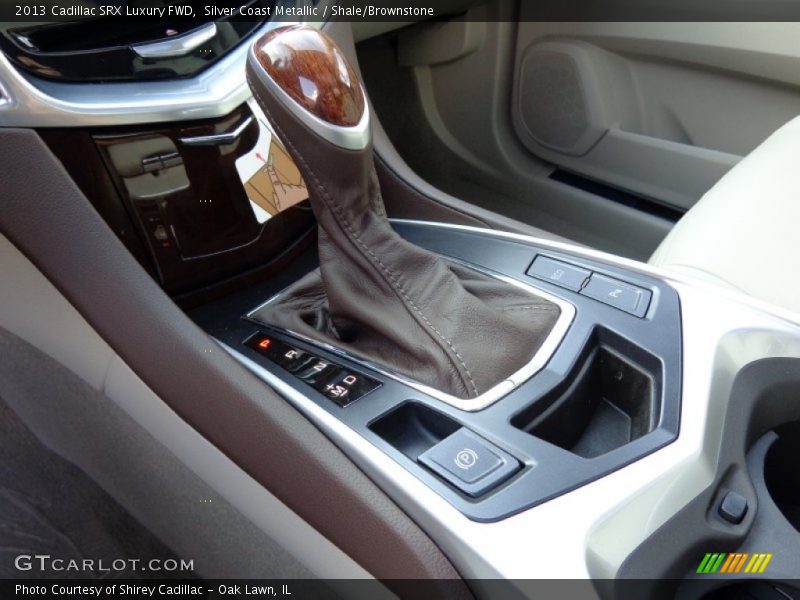 Silver Coast Metallic / Shale/Brownstone 2013 Cadillac SRX Luxury FWD