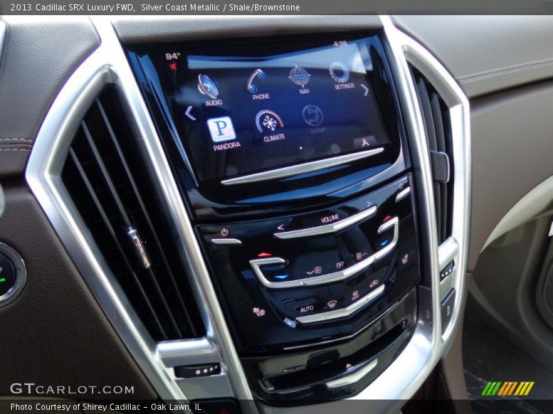 Silver Coast Metallic / Shale/Brownstone 2013 Cadillac SRX Luxury FWD