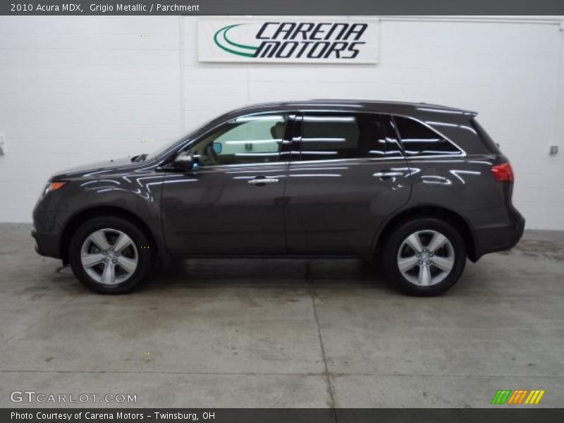 Grigio Metallic / Parchment 2010 Acura MDX