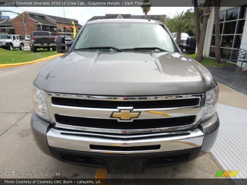 Graystone Metallic / Dark Titanium 2009 Chevrolet Silverado 1500 LS Crew Cab