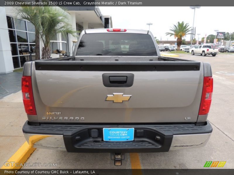 Graystone Metallic / Dark Titanium 2009 Chevrolet Silverado 1500 LS Crew Cab