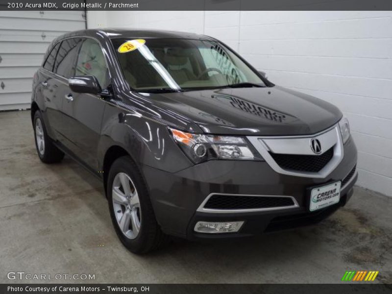 Grigio Metallic / Parchment 2010 Acura MDX