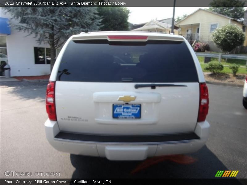 White Diamond Tricoat / Ebony 2013 Chevrolet Suburban LTZ 4x4