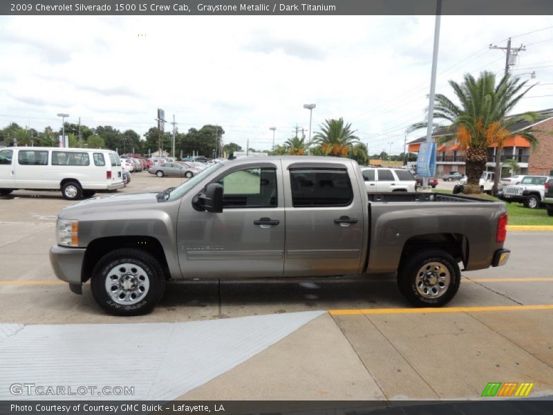 Graystone Metallic / Dark Titanium 2009 Chevrolet Silverado 1500 LS Crew Cab