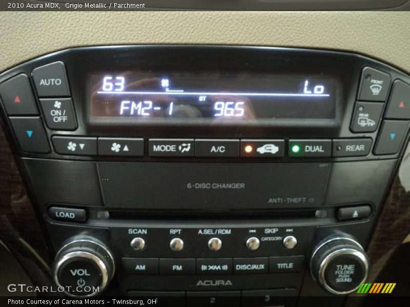 Grigio Metallic / Parchment 2010 Acura MDX