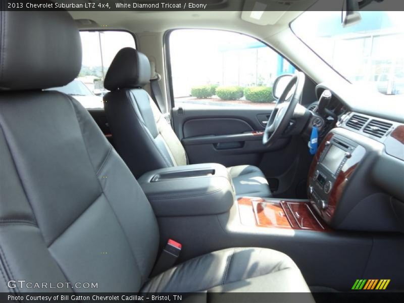 White Diamond Tricoat / Ebony 2013 Chevrolet Suburban LTZ 4x4