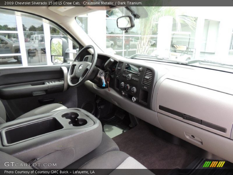 Graystone Metallic / Dark Titanium 2009 Chevrolet Silverado 1500 LS Crew Cab