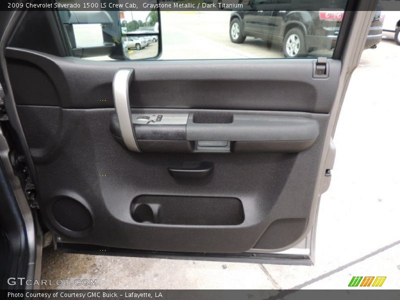 Graystone Metallic / Dark Titanium 2009 Chevrolet Silverado 1500 LS Crew Cab