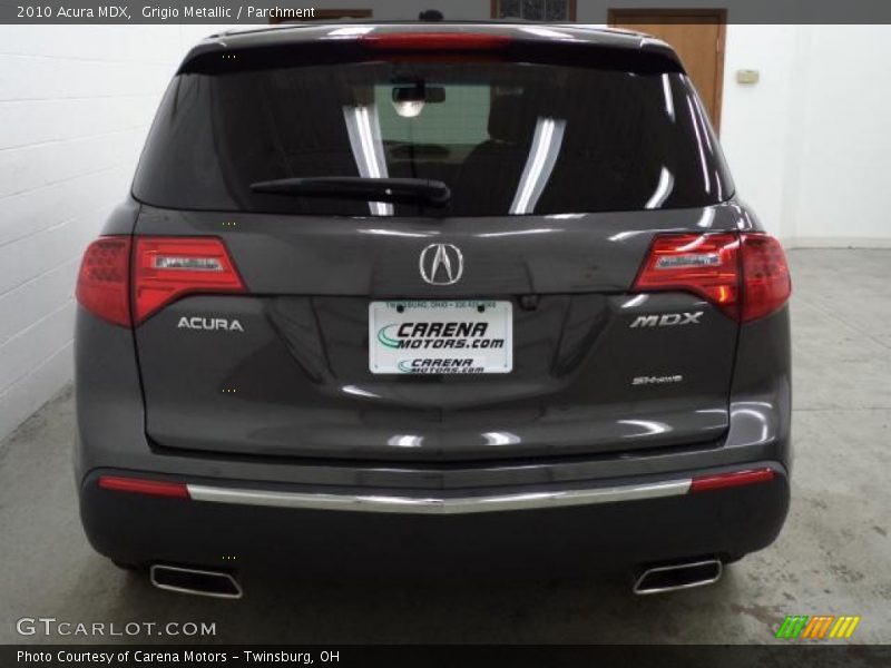 Grigio Metallic / Parchment 2010 Acura MDX