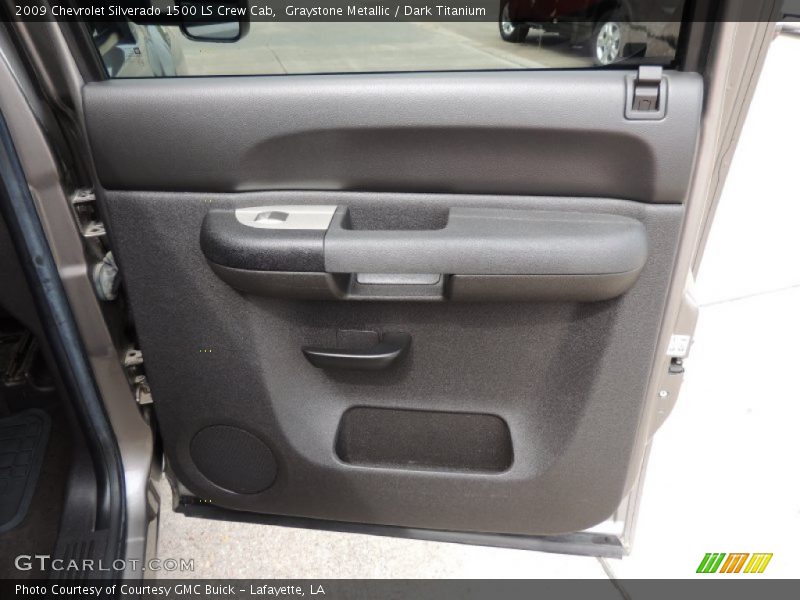 Graystone Metallic / Dark Titanium 2009 Chevrolet Silverado 1500 LS Crew Cab