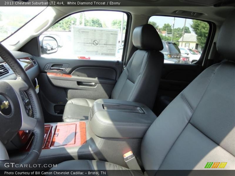 White Diamond Tricoat / Ebony 2013 Chevrolet Suburban LTZ 4x4