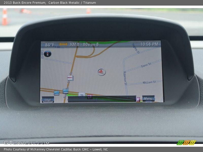 Navigation of 2013 Encore Premium