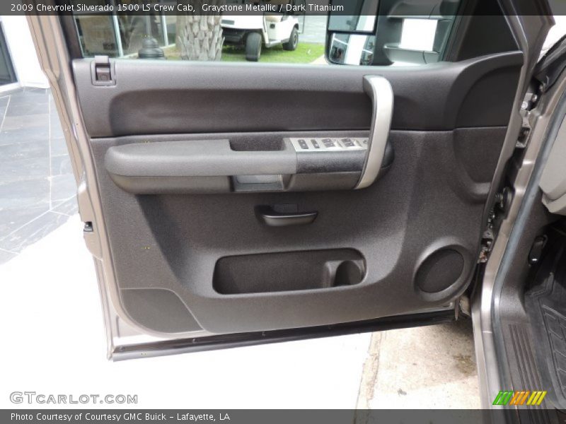 Graystone Metallic / Dark Titanium 2009 Chevrolet Silverado 1500 LS Crew Cab