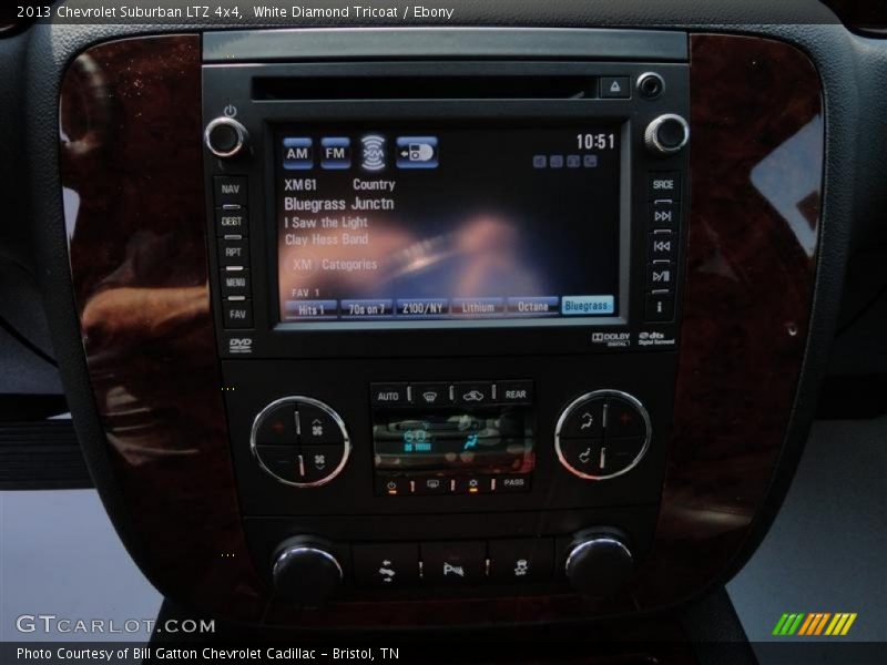White Diamond Tricoat / Ebony 2013 Chevrolet Suburban LTZ 4x4
