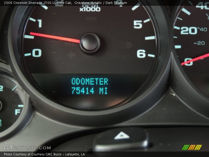 Graystone Metallic / Dark Titanium 2009 Chevrolet Silverado 1500 LS Crew Cab